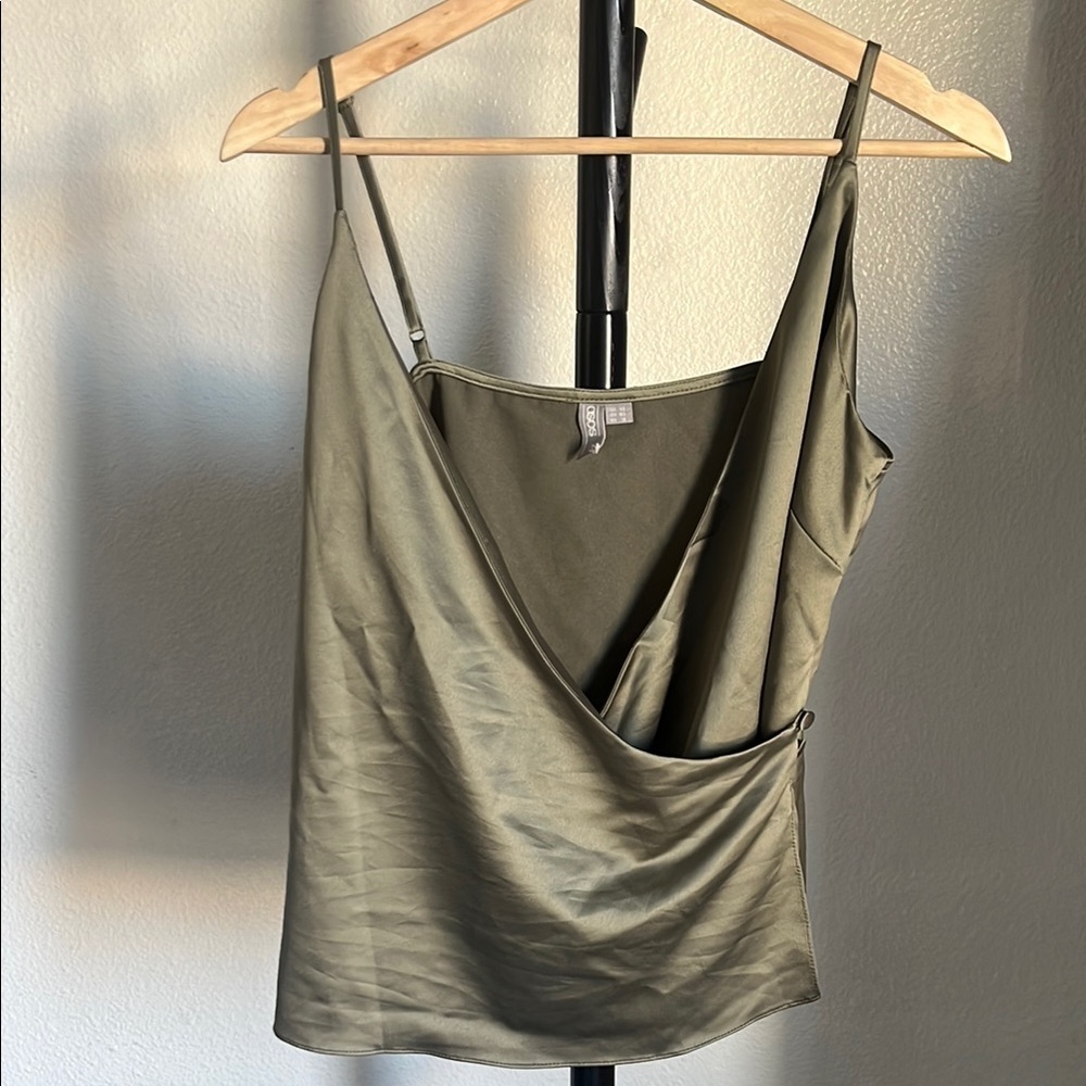 Olive Green Women's Top size 8